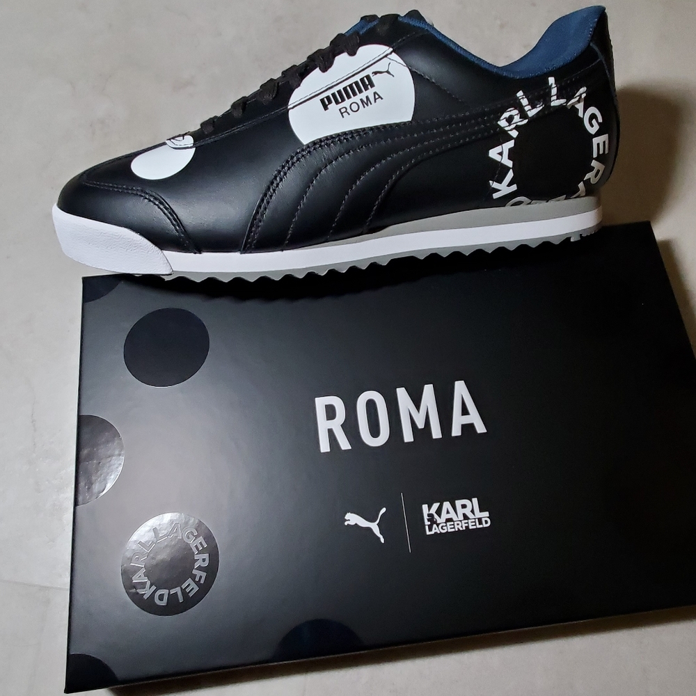 Brand new Puma Roma Polka Dot by Karl Lagerfeld Unisex,Men 9